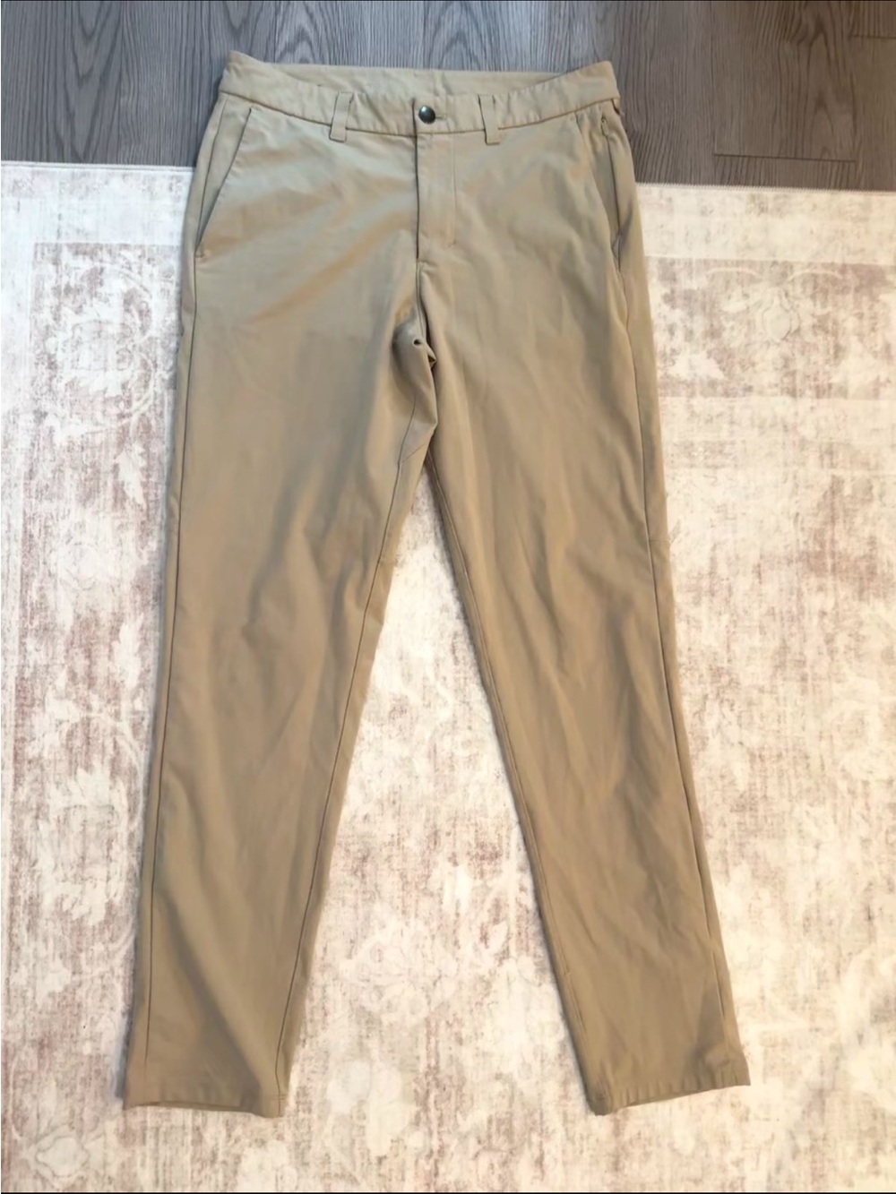Men's Chino Pants in Khaki - Classic Casual Trousers